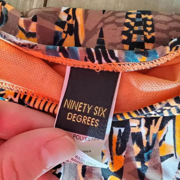 NWT Ninety Six Degrees Multi Color Animal Print Swim Bottoms Bikini Bottoms Sz M - Picture 6 of 11